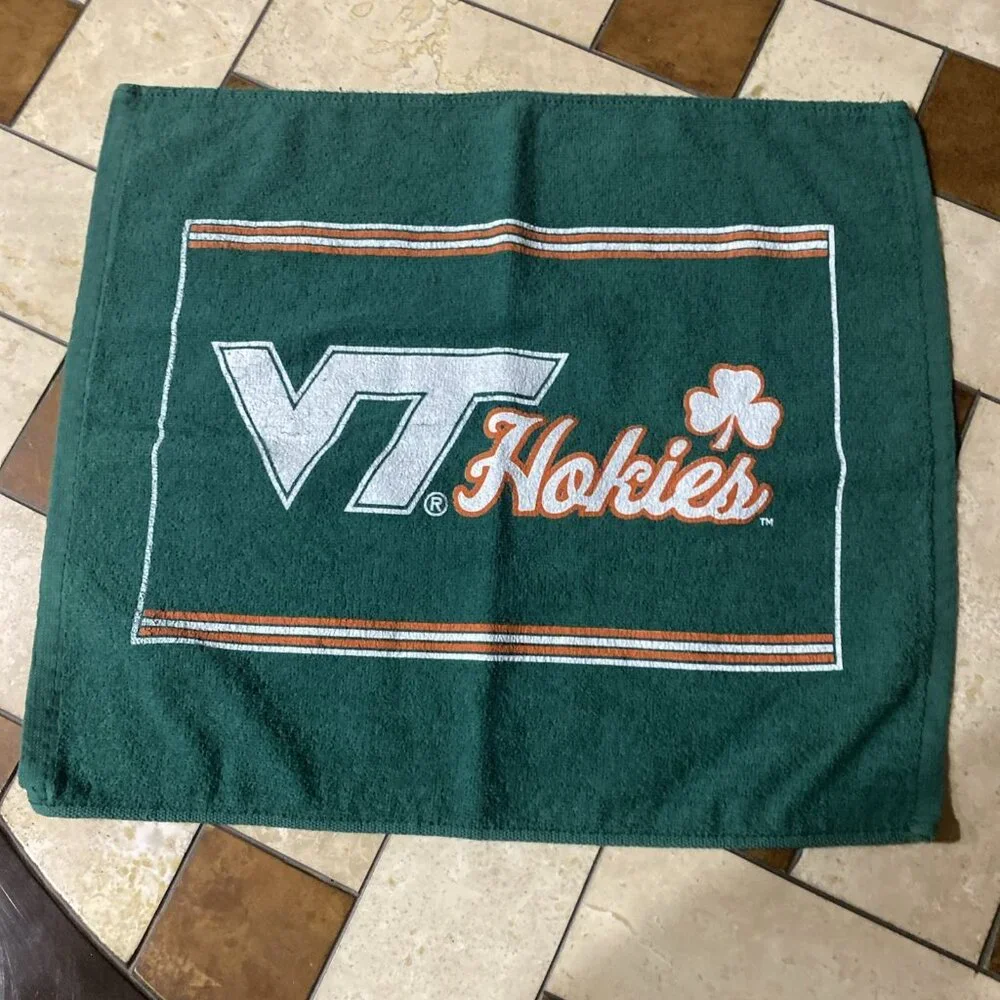 Virginia Tech Hokies Green Rally Towel 14.5